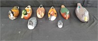 Collection of decoys 8pcs