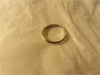 14K white gold ring