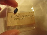 3.56 ct sapphire doublet