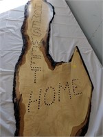 wooden home sweet home sign 71x19