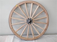 wooden buggy wheel 32"D