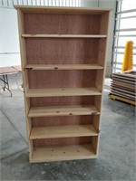 wood book case 37x72x10