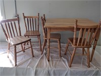 child's table and chairs