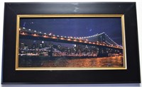 NEW YORK CITY ORIGINAL PHOTOGRAPH IN LACQUER FRAME