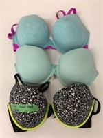 3 Pink Good Used Size 36DD Bras