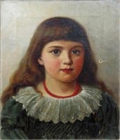 PORTRAIT OF A GIRL  AFTER JOHN GEORGE BROWN