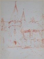 OLD MASTER STYLE DRAWING SIGNED
