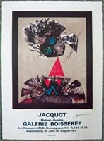 MICHEL JACQUOT SURREALIST EXPO POSTER SIGNED