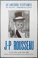 JEAN-PIERRE ROUSSEAU B 1939 EXPO POSTER SIGNED