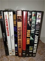 LOT OF 9 DVDs