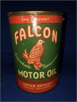 VINTAGE FALCON MOTOR OIL - EMPTY CAN