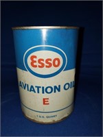 VINTAGE ESSO AVIATION OIL - UNOPENED CAN