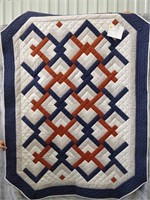 Lovers Bow Knot pieced quilt