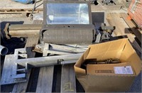 Pallet lot of hydraulic cylinders, aluminum arms