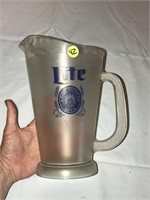 Vintage Lite Beer Pitcher