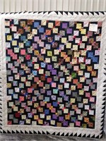 Disappearing Nine Patch pieced quilt
