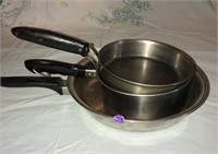 Lot of Three Nice Cooking Pans