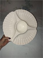 Vintage Divided Ceramic Serving Platter