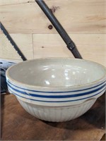 Medium-Large Bowl  With Stripes On