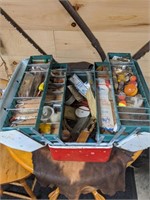 Vintage Tackle Box with Contents