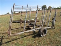 Cattle Loading Chute on Wheels