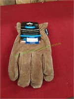 Large Suede Cowhide Leather Heavy Insulation Glove