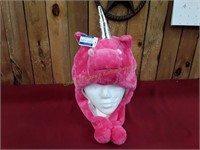 Children's Pink Unicorn Hat