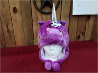 Children's Purple  Unicorn Hat