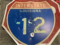 Louisanna Interstate 12 Sign
