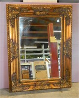 Beveled Mirror in Gold Frame