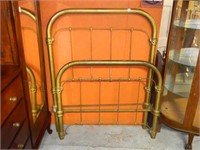 Gold Metal Twin Bed