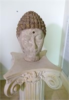 Stone-Look Buddha Head
