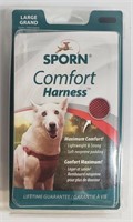 SPORN COMFORT HARNESS FOR DOGS RED, LARGE