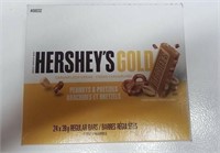 24X39g HERSHEYS GOLD PESNUTS & PRETZELS