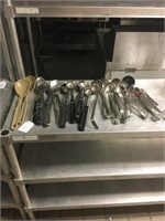 Cooking and serving utensils