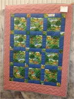 Winnie the Pooh and Friends pieced quilt