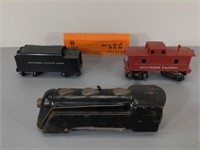 Vintage Model Train Cars & Engine -as is