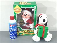 Snoopy Plush Toy & Mickey Mouse Poseable, etc