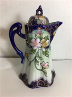 Antique Japanese Chocolate Porcelain Teapot
