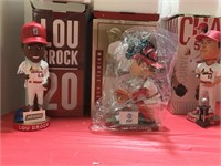 3 Limited Edition Cardinals Bobblehead One damaged