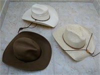 (3) Cowboy Hats, ATG