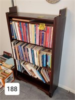 Walnut Open Book Shelf