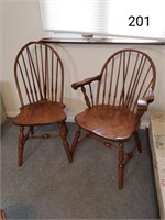 Lot of (4) Windsor Back Chairs