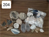 Box of Fossils and Geods