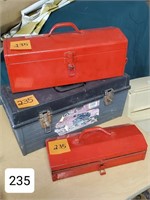 Lot of (3) Tool Boxes