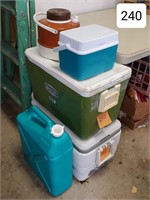 Lot of (4) Coolers
