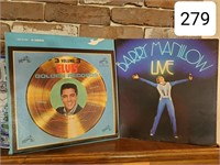 Elvis & Manilow LPs