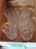 Lot of Crystal Tumblers