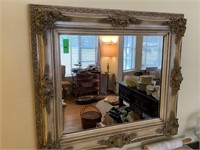 LARGE ORNATE WALL MIRROR