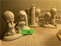 LOT OF PRECIOUS MOMENTS FIGURINES